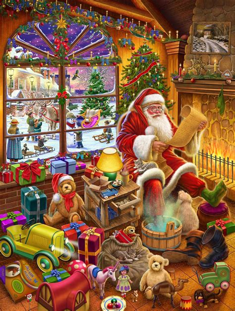 Santa S Christmas List 500 Pieces All Jigsaw Puzzles Puzzle Warehouse