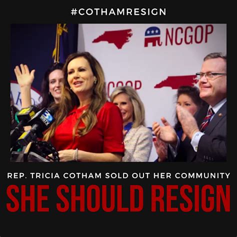 TAKE ACTION: Tell Rep. Tricia Cotham to RESIGN | ProgressNC