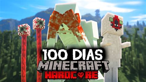 Sobrevivi 100 Dias No Minecraft Hardcore Com Scp Youtube