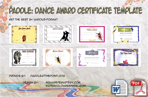 Dance Award Certificate Template In Free Best Ideas Inside Hip