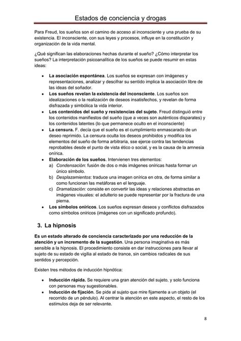 Unidad 5 Estados De Conciencia Y Drogas PDF Descarga Gratuita