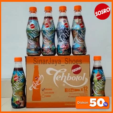 Tehbotol Sosro Pet 350 Ml Isi 12 Pcs Lazada Indonesia