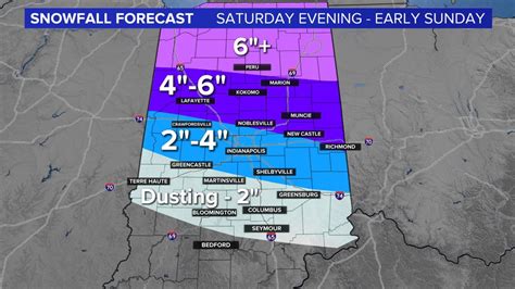 Updated Snow Map | wthr.com