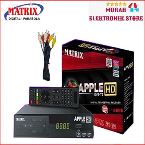 Jual Set Top Box Tv Digital Matrix Dvb T Apple Hd Ews Set Top Box