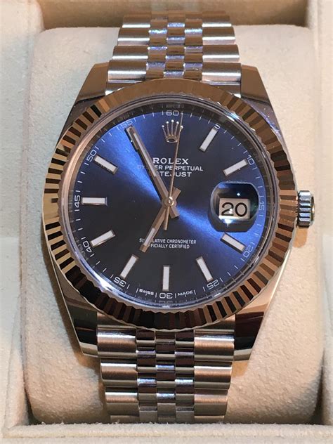 Wts Rolex Datejust 41 Reference 126334 Full Set Fluted Bezel