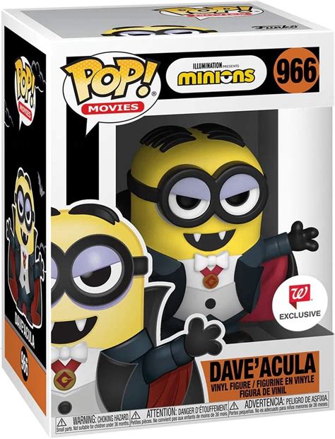 Funko Pop Movies Minions Dave Acula Despicable Me Moi Moche Et