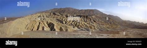 Zabriskie point panorama view Stock Photo - Alamy