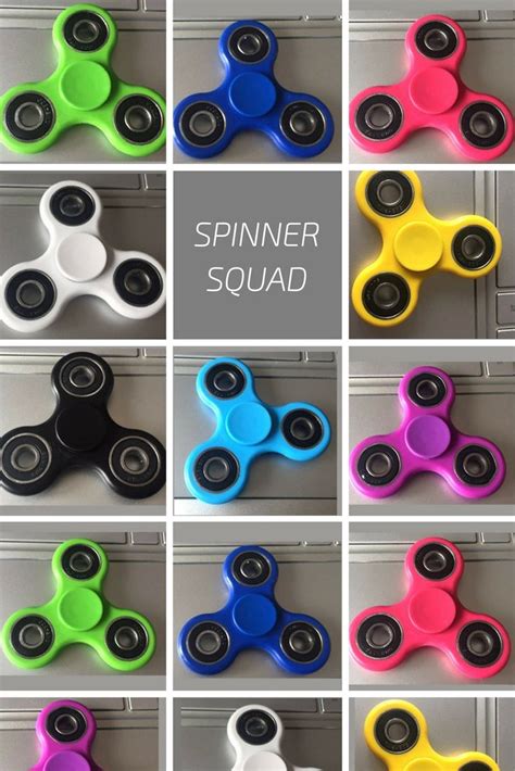 New Spinner Squad Fidget Spinners Spins 2 Minutes High Quality