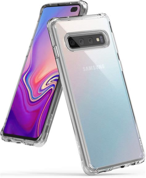 Ringke Coque Compatible Avec Galaxy S10 Plus Fusion Transparente