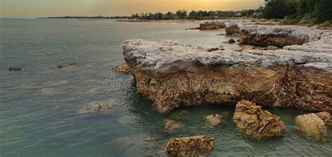 Nightcliff Beach Darwin Australia View From Beach Stock Photo Image