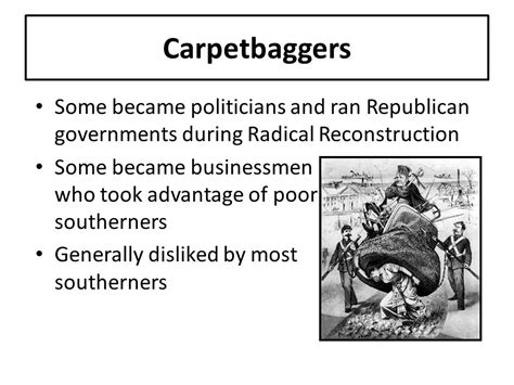 Carpetbaggers Reconstruction