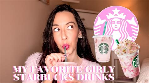 My Favorite Girly Starbucks Drinks ☕️🎀💕 Youtube