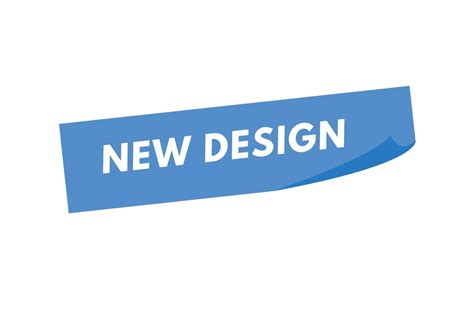 New Design Text Button New Design Sign Icon Label Sticker Web Buttons