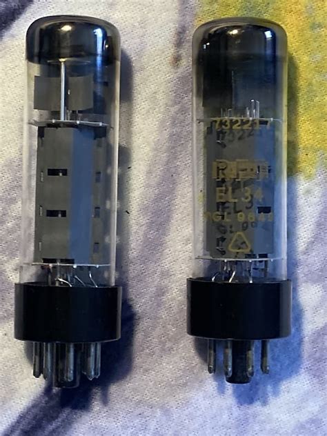 RFT Matched Pair EL 34 Power Tubes Reverb