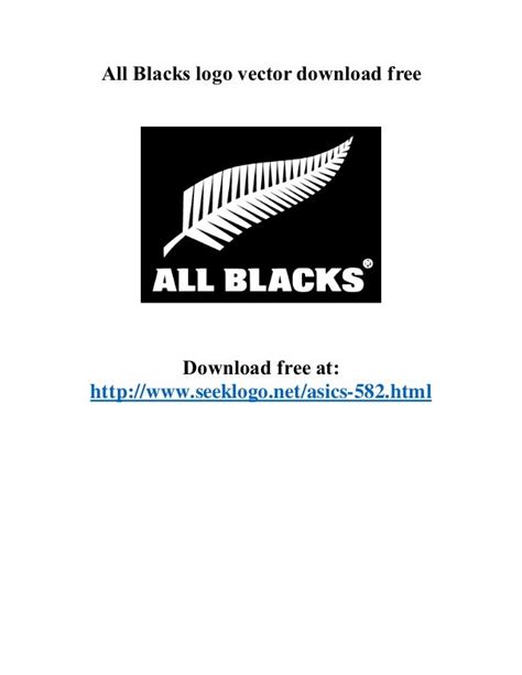 All blacks logo vector download free