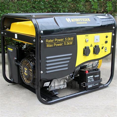 5000 Watts 5kVA 5kw 13HP Gasoline Generator Set 13HP Gasoline