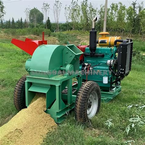 Kg H Multifunction Wood Crusher Chipper Log Grinding Machine