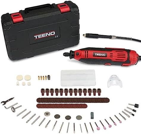 TEENO Outils Rotatifs Multifonction 5 Vitesse Variable Mini Outil