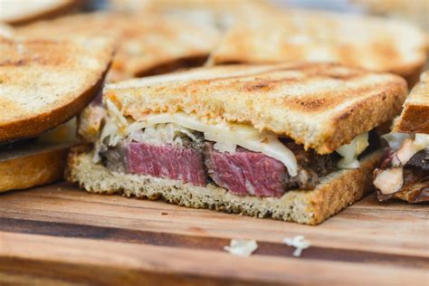 Homemade Smoked Pastrami Reuben Sandwiches Recipe :: The Meatwave