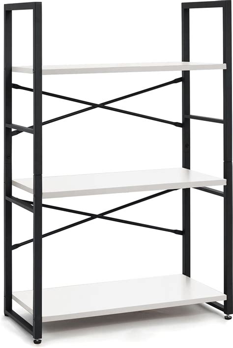 Amazon CAPHAUS 3 Tier Small Bookshelf Bookcase Shelf Storage