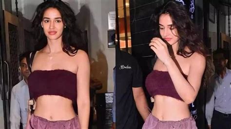 Disha Patani Stuns In Tube Top With Comfy Trousers Flaunts Her