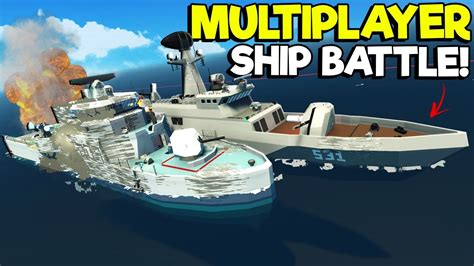 Multiplayer Ship Battle Turns Into Sinking Ship Survival Stormworks