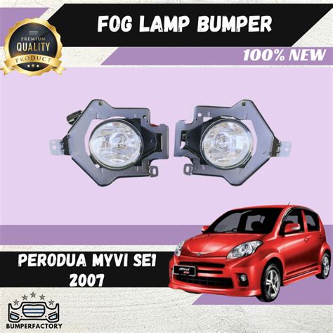 Perodua Myvi 2007 SE SE1 Fog Lamp Fog Light Sport Light Bumper Lamp