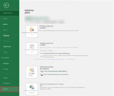 Onde Est O Local De Salvamento Autom Tico Do Excel Como Recuperar