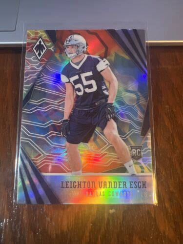 Leighton Vander Esch Panini Phoenix Rookies Color Burst Rookie Rc