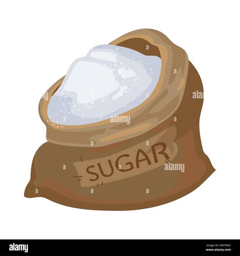 Granulated Sugar Bag Stock Vector Images Alamy