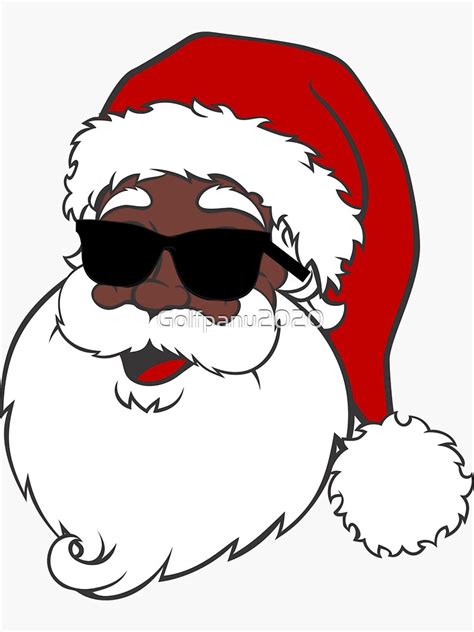 Black Santa Overlay PNG Santa Overlay Santa Clip Art Santa