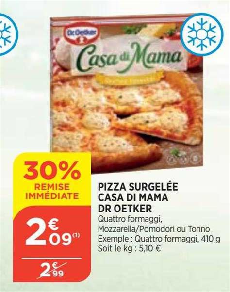 Promo Pizza Surgelée Casa Di Mama Dr Oetker chez Bi1 iCatalogue fr