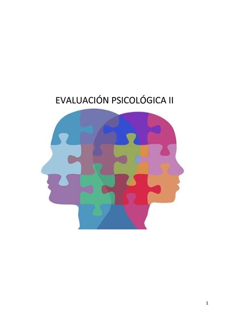 Solution Evaluaci N Psicol Gica Ii Studypool