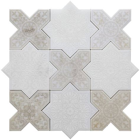 Pantheon White Antico Stone Mosaic Tile Mosaicbros In 2022 Stone