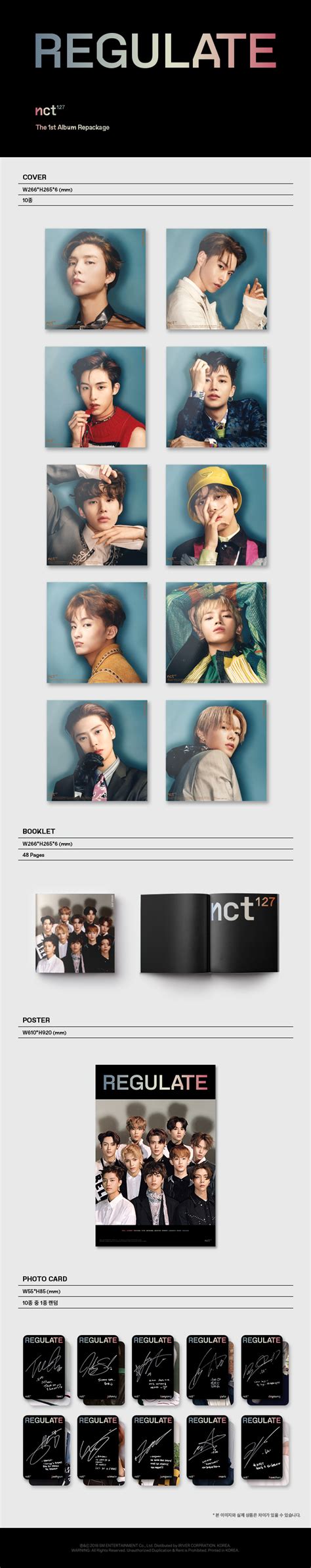 [info] Nct 127′s 1st Album Repackage ‘nct 127 Reg Tumbex