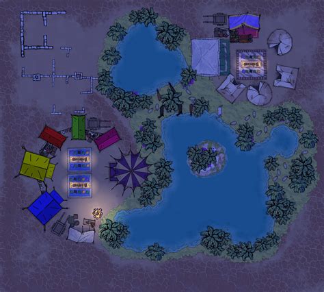 Oasis Battle Map 50 X 45 R Battlemaps