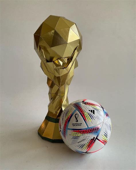 World Cup Papercraft Pdf In Paper Crafts World Cup Etsy