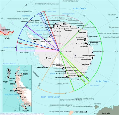 South Pole Station Map