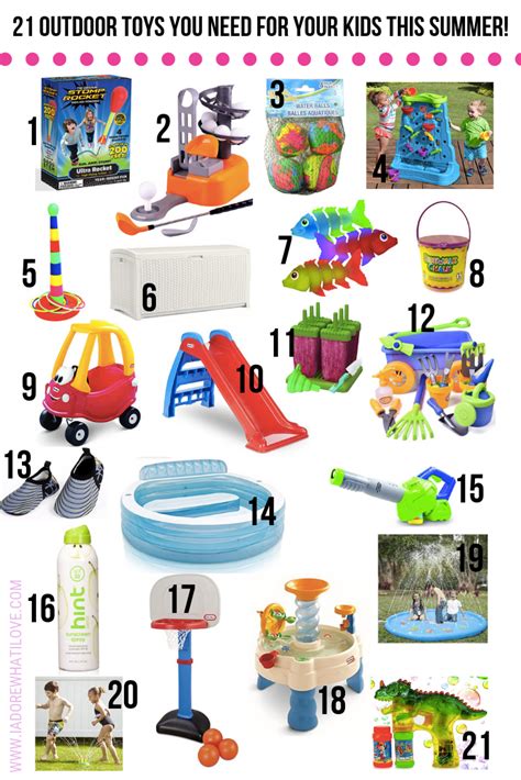 21 Outdoor Toys You NEED for Your Kids This Summer! | thedanaivy.com