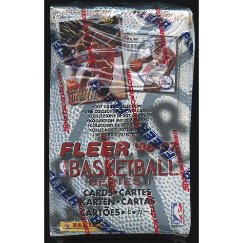 Fleer Series Basketball Hobby Box Euro Edition Pristine