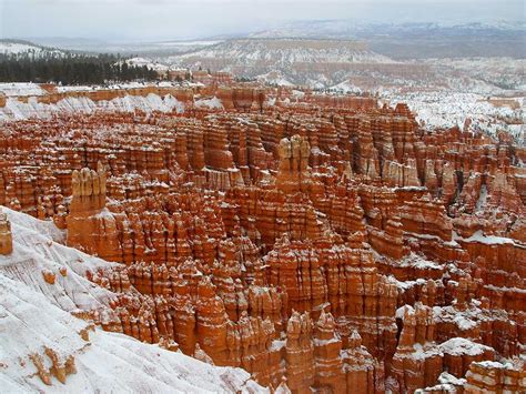 Images Gratuites Paysage La Nature Roche Neige Hiver Formation