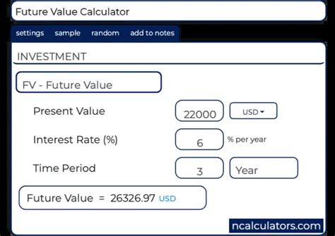 Future Value (FV) Calculator