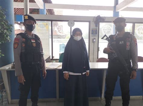 Sambangi Terminal Bus Pekalongan Patroli Samapta Cegah Kriminalitas