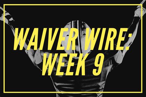 Walking The Idp Waiver Wire Week 9 By Jeff Pomazal