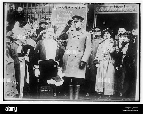 Portrait of the King and Queen of Belgium, captured in a regal ...