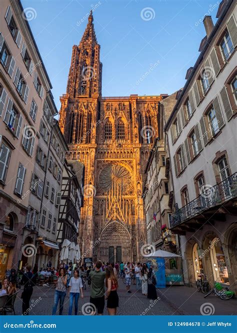 Cathedrale Notre-Dame, Strasbourg France Editorial Stock Photo - Image