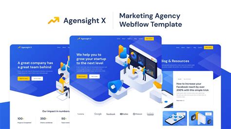 Agensight X Marketing Agency Webflow Template Brix Templates Youtube