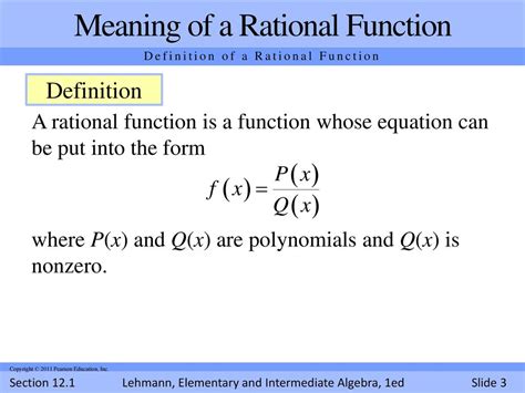 Chapter 12 Rational Functions Ppt Download