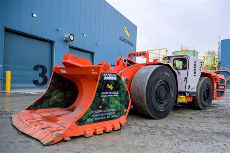 Sandvik Sends Quebecs First Bev Loader To Agnico Eagles Laronde Gold