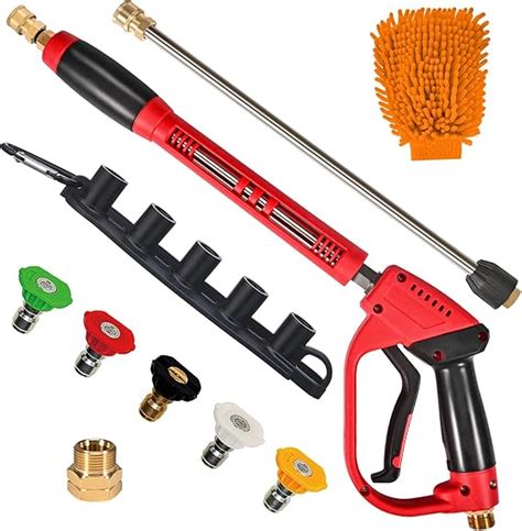 Zebby Premium Pressure Washer Gun Inch Length Adjustable High Power